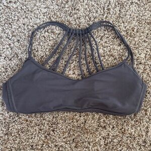 Lululemon Athletica Charcoal Strappy Bralette